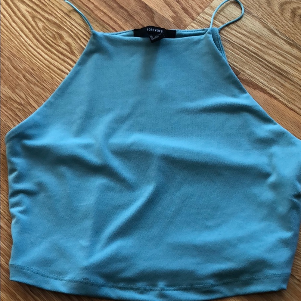 teal tank top from forever 21